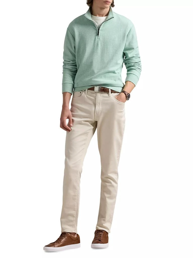 Ralph Lauren Double-Knit Jacquard Quarter-Zip Sweater 2