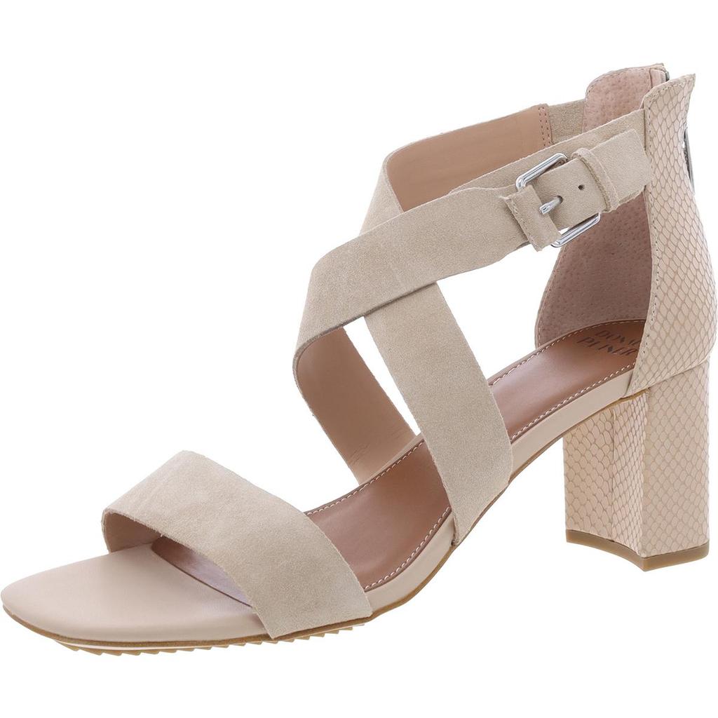Donald J Pliner Womens Zipper Block Heels