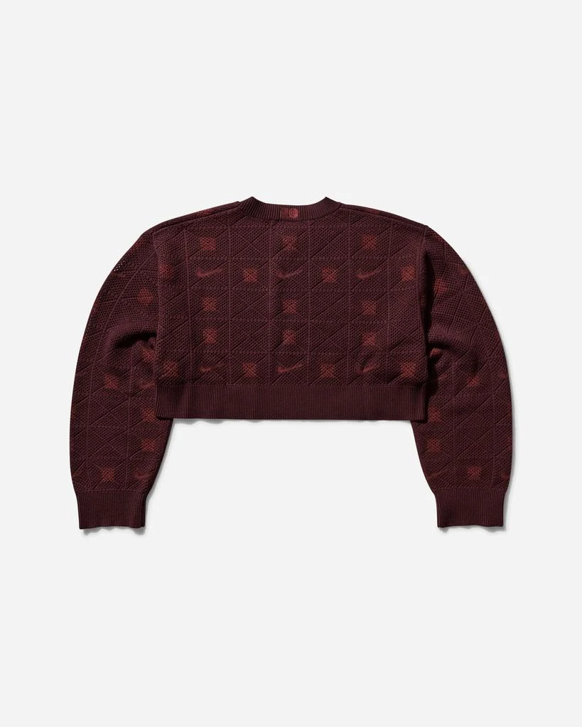 NIKE Women's Naomi Osaka Engineered Sweater Burgundy Crush 2