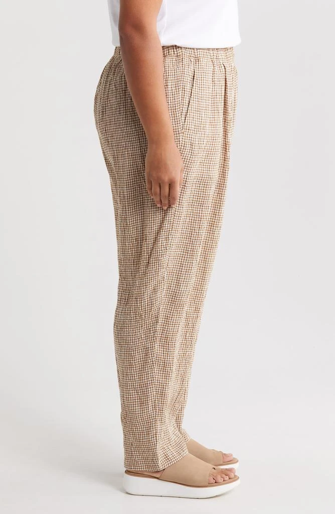 Eileen Fisher Organic Linen Tapered Ankle Pants 3