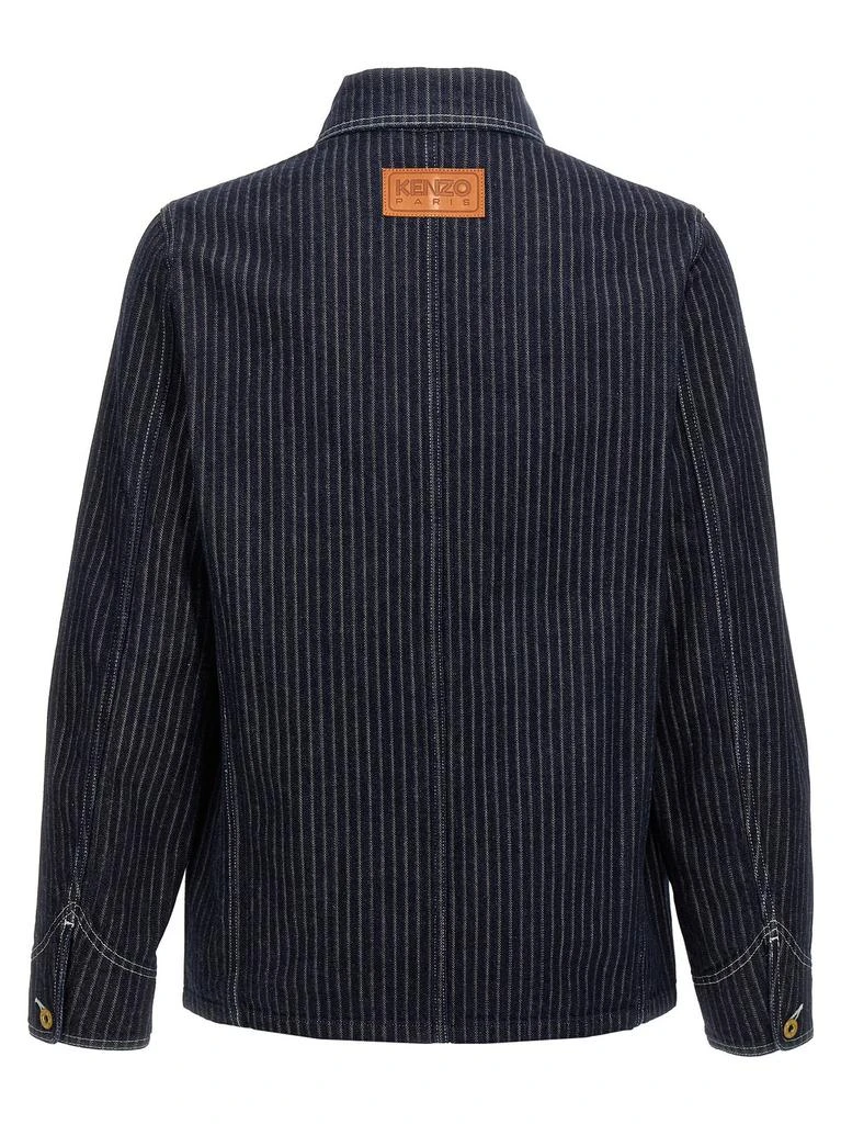 Kenzo Kenzo Kuroki Japanese Pinstriped Denim Jacket 2