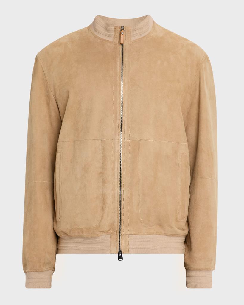 Canali Men's Suede Full-Zip Blouson