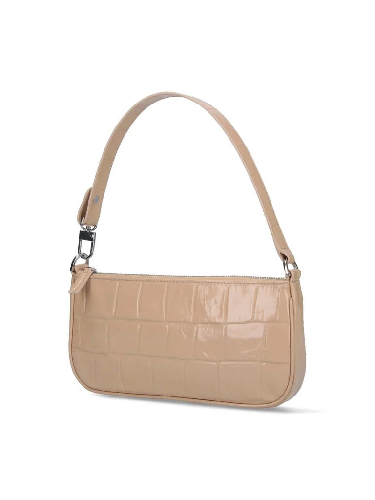 By Far By Far Rachel Embossed Zipped Shoulder Bag 3