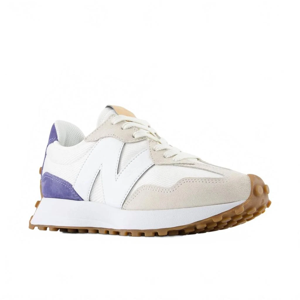 New Balance Women
s 327 Running Shoes In Beige/blue 2