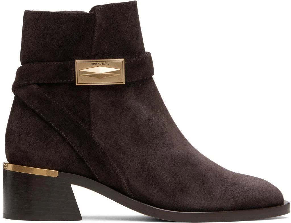Jimmy Choo Brown Diantha 45 Boots 1