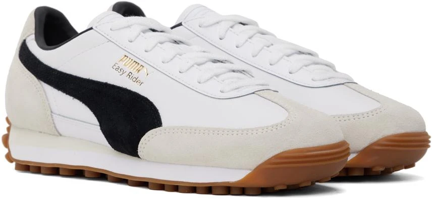 Puma White & Black Easy Rider Mix Sneakers 4