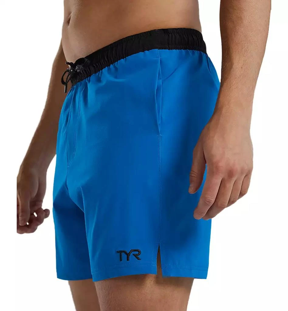 TYR Men's Skua Solid Performance 7" Volley Shorts 5