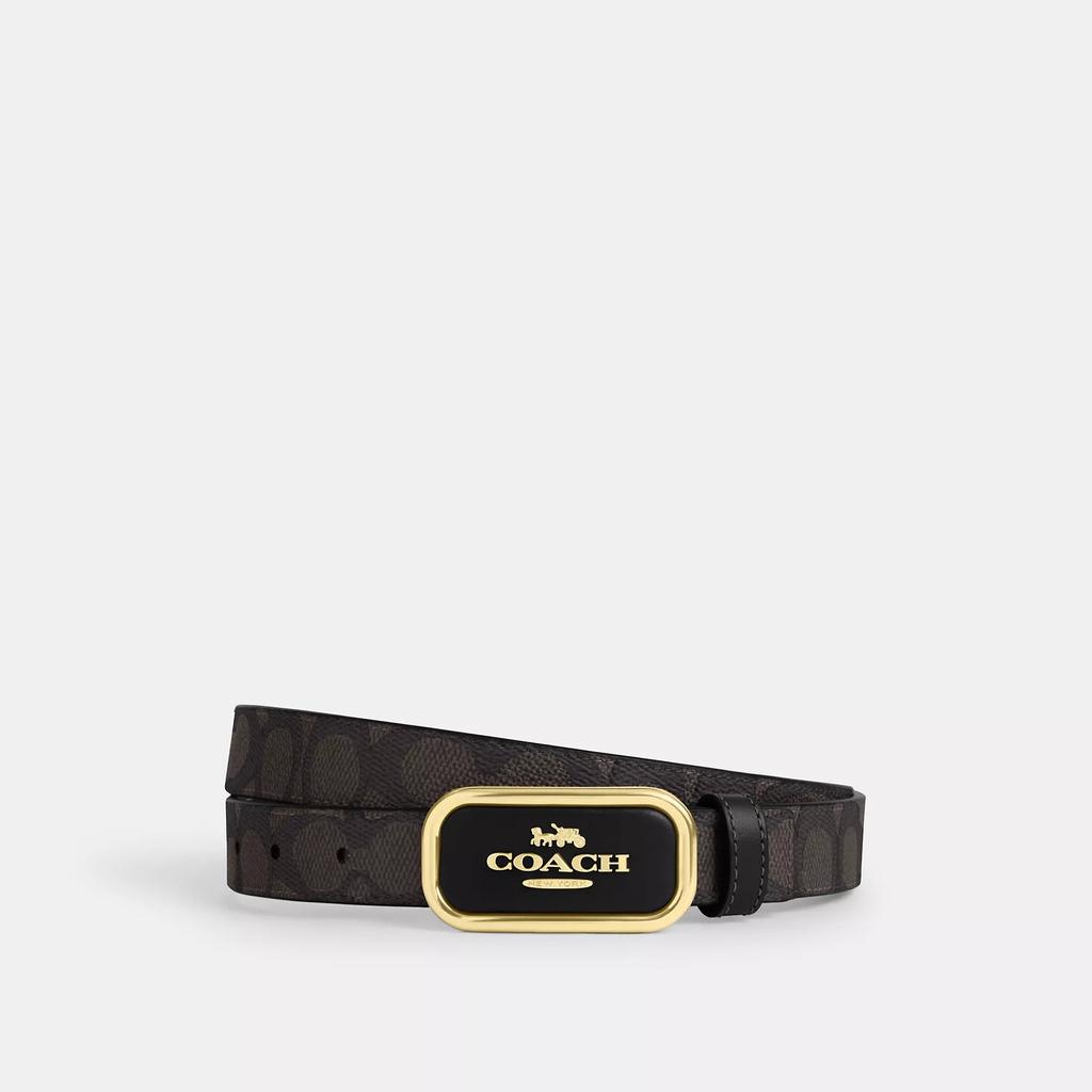 Coach Signature Buckle Cut To Size Reversible Morgan Belt, 25 Mm