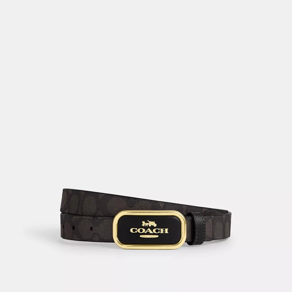 Coach Outlet Signature Buckle Cut To Size Reversible Morgan Belt, 25 Mm 1