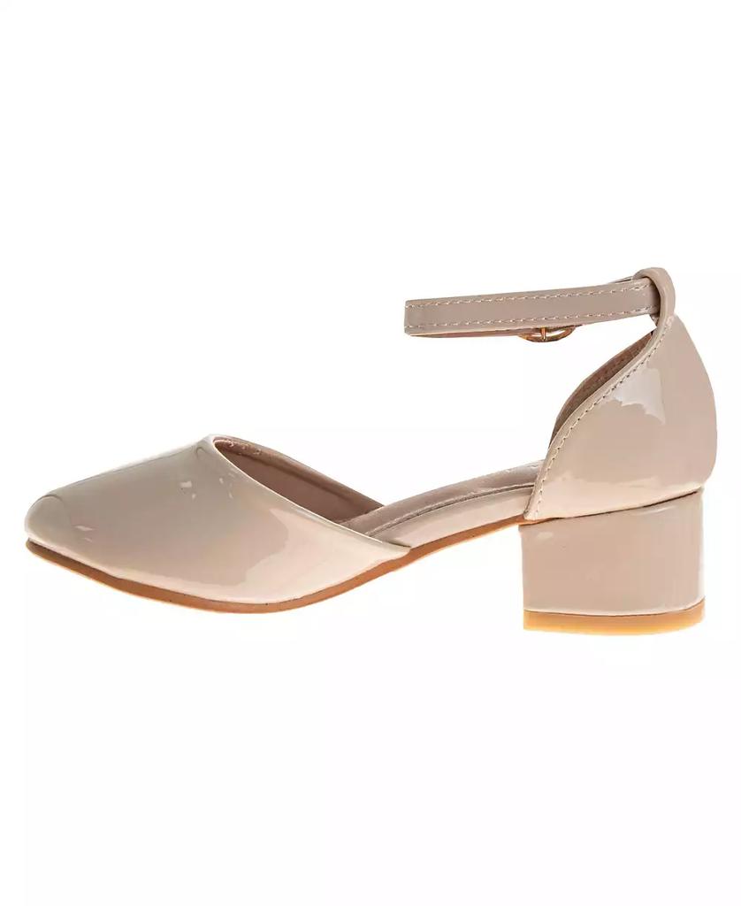 Laura Ashley Little and Big Girls Low Heeled Dress Shoe