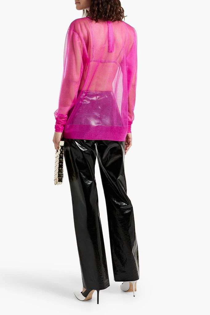 Dolce & Gabbana Metallic tulle blouse 3