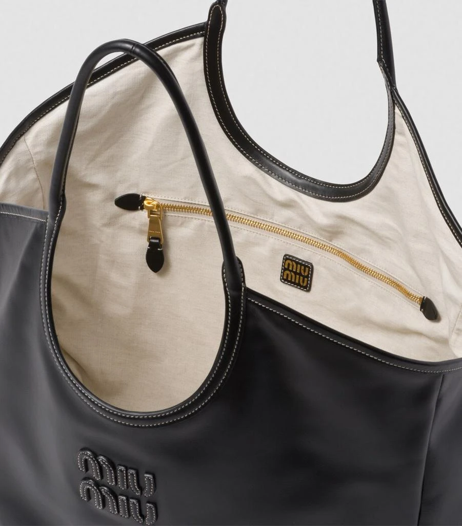 Miu Miu Leather Ivy Tote Bag 8