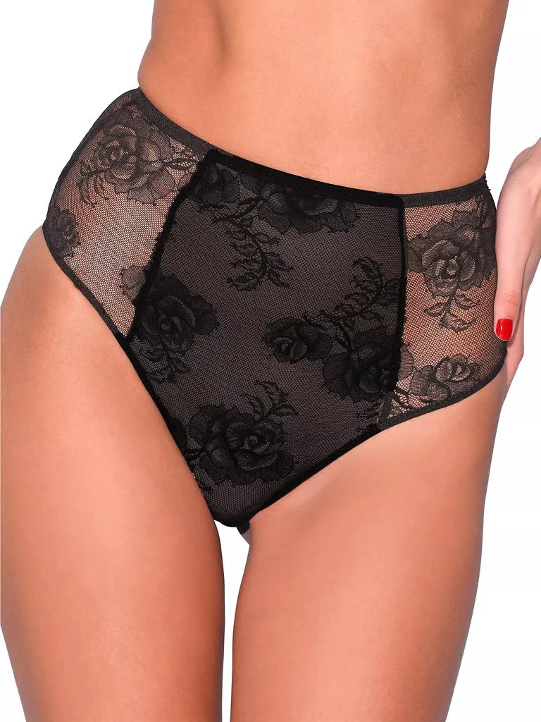 Fleur du Mal Bouquet Lace High-Rise Briefs 5