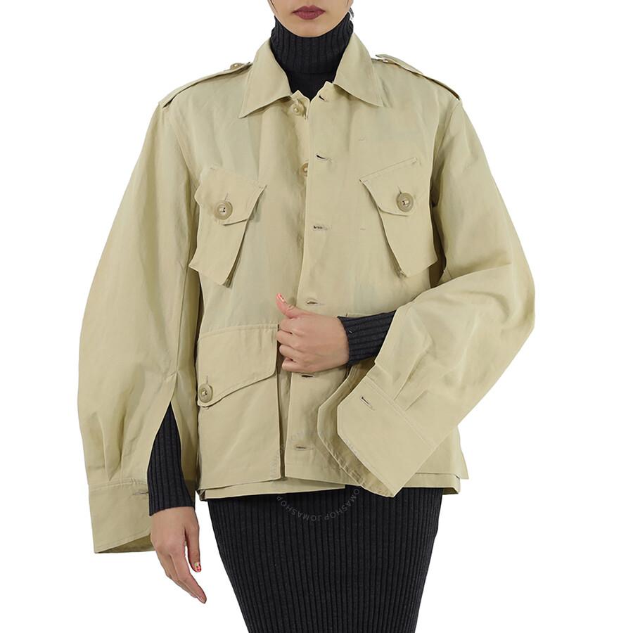 PETAR PETROV Ladies Sand Cotton-Linen Mue Jacket