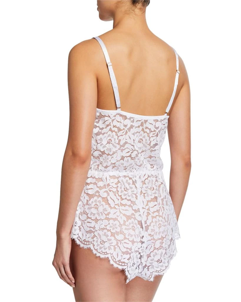 Cosabella Magnolia Semisheer Lace Teddy Romper 2