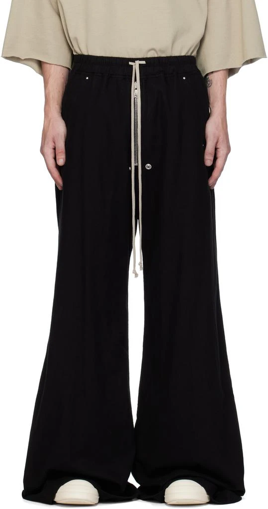 Rick Owens Black Porterville Geth Belas Trousers 1