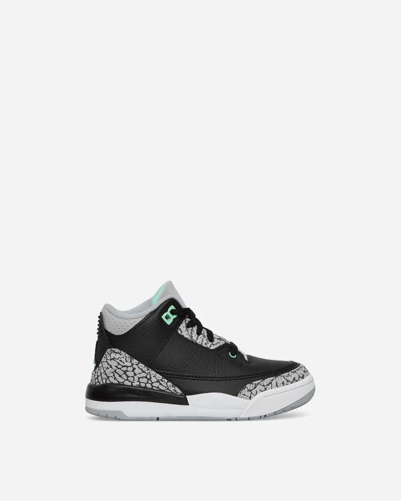 Jordan Air Jordan 3 Retro (PS) Sneakers Black / Green Glow 1