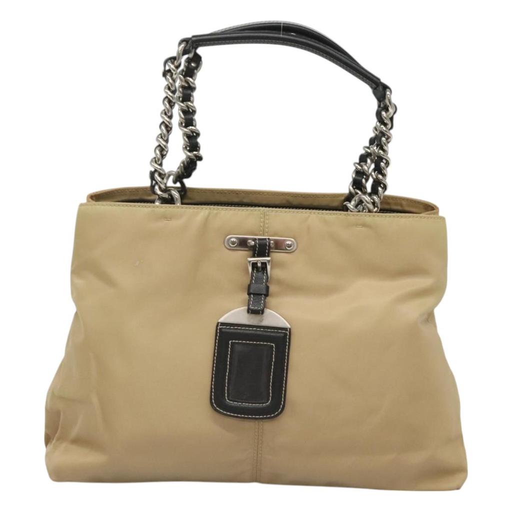 Prada Prada NouÃ© medium bag in rope/camel - Tote Bags
