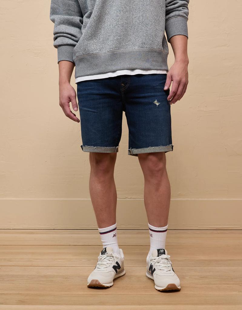 AE AE 9" AirFlex+ DistressedDenim Short