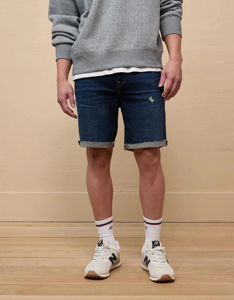 AE AE 9" AirFlex+ DistressedDenim Short 1