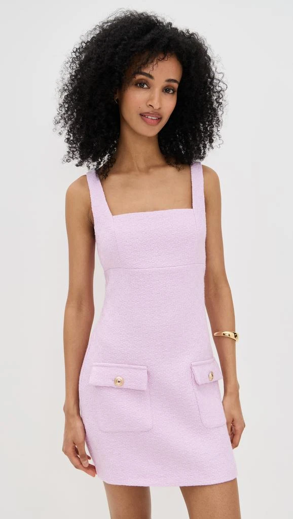 Endless Rose Square Neck Tweed Mini Dress 6