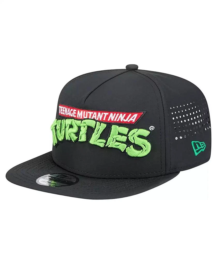 New Era Men's Black Teenage Mutant Ninja Turtles Vented 9FIFTY Snapback Hat 1