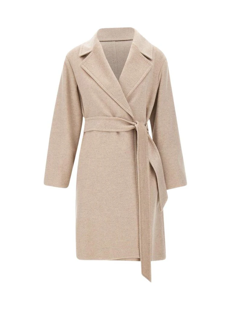 Max Mara Max Mara Studio Pazzo Belted Long-Sleeved Coat 1