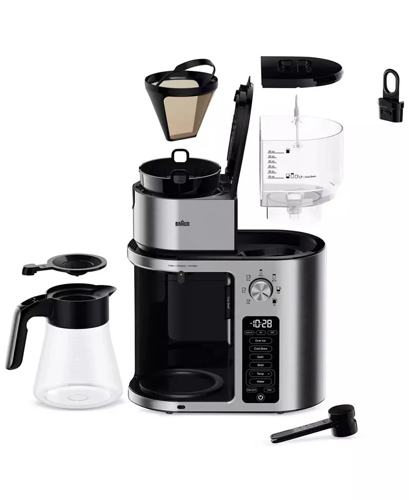 Braun MultiServe Plus 10-Cup Pod-Free Drip Coffee Maker, KF9370SI 3