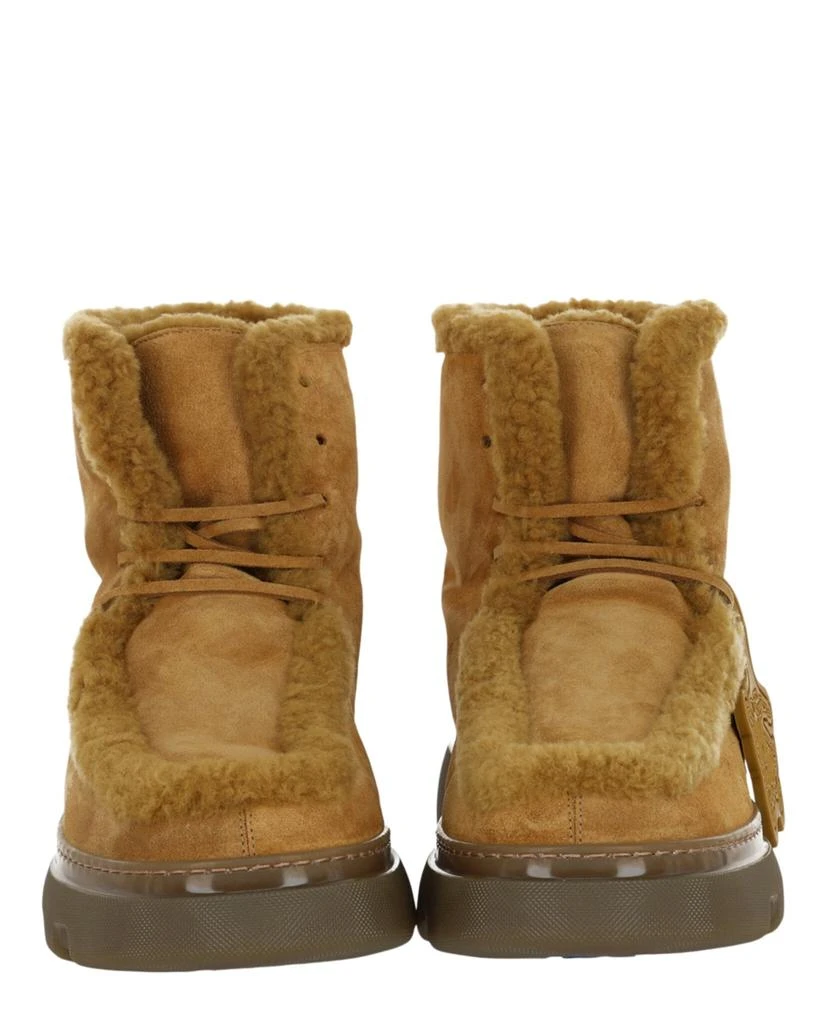 Burberry Creeper Shearling Boots 5