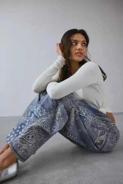 BDG BDG Charlie Printed Wide-Leg Pant 6