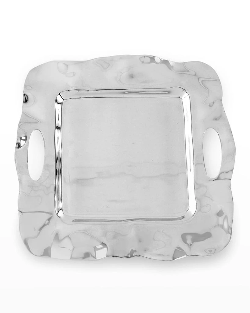 Beatriz Ball Vento Rebecca Square Tray with Handles 1