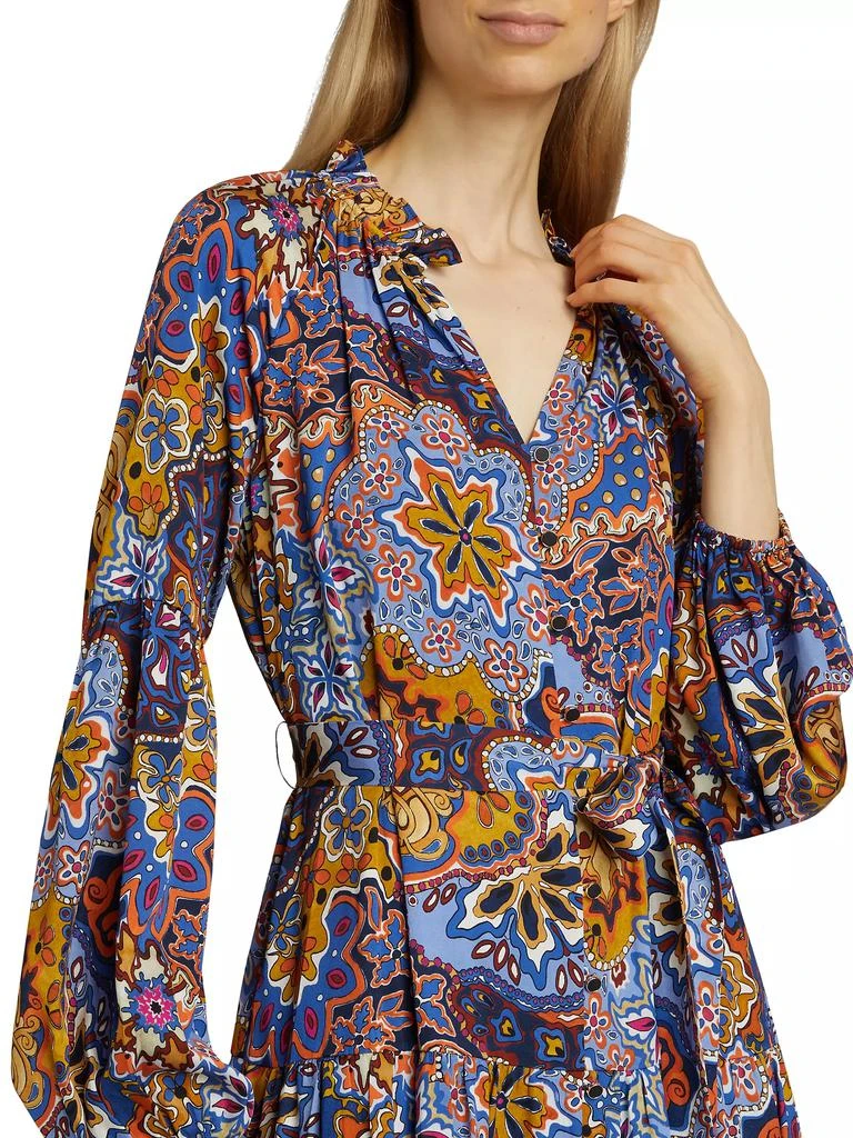 Tahari The Sienna Paisley Silk Dress 6