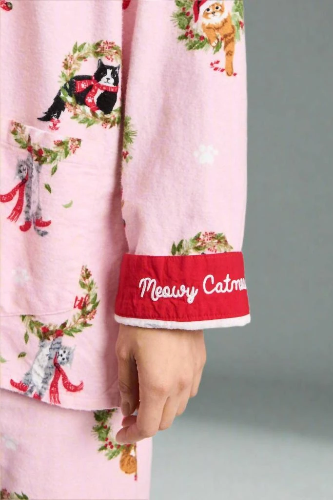 PJ Salvage Pj Salvage - Meowy Catmas Holiday Pajama Set 4