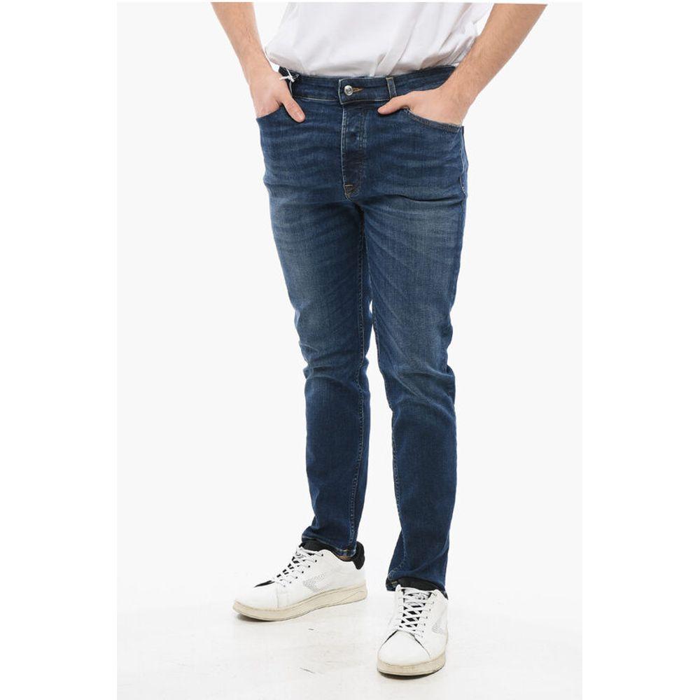DEPARTMENT 5 Slim Fit DRAKE Jeans with Logoed Button Men's 15cm