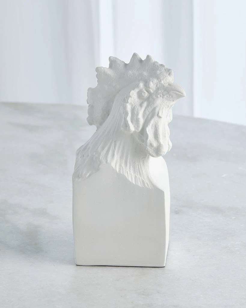 William D Scott Rooster Head Sculpture 1