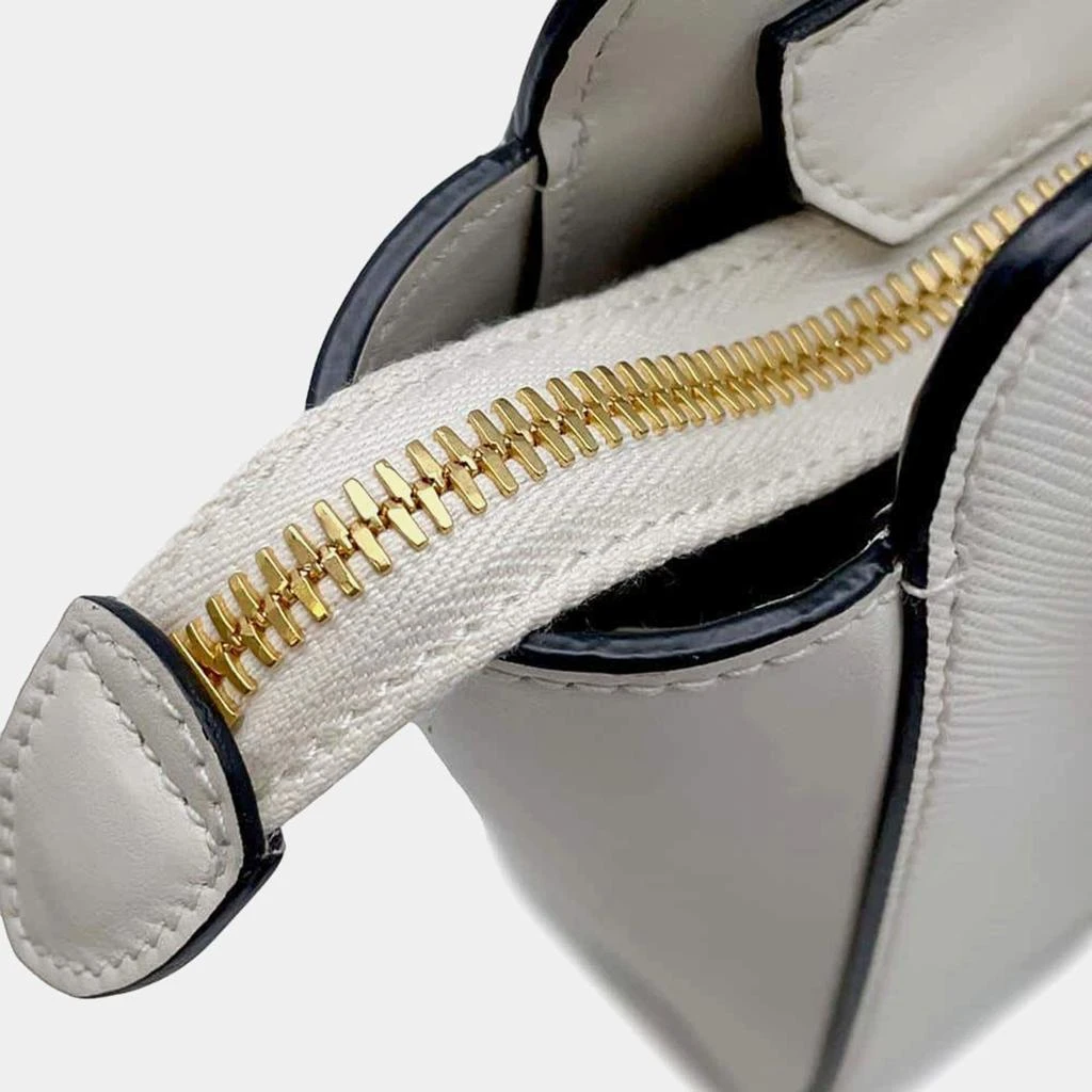 Prada Prada White Saffiano Leather Mini Shoulder Bag 13