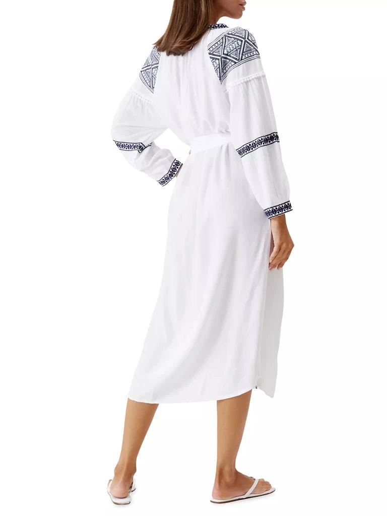 Melissa Odabash Ally Embroidered Caftan Cover-Up 4