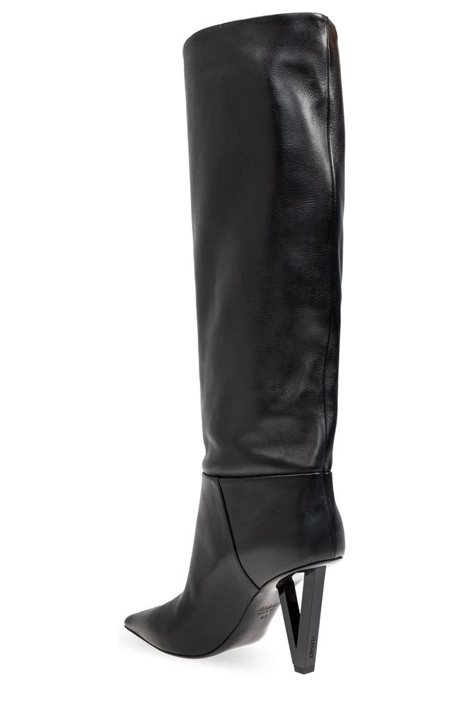 Versace Versace Pointed-Toe Heeled Boots 3