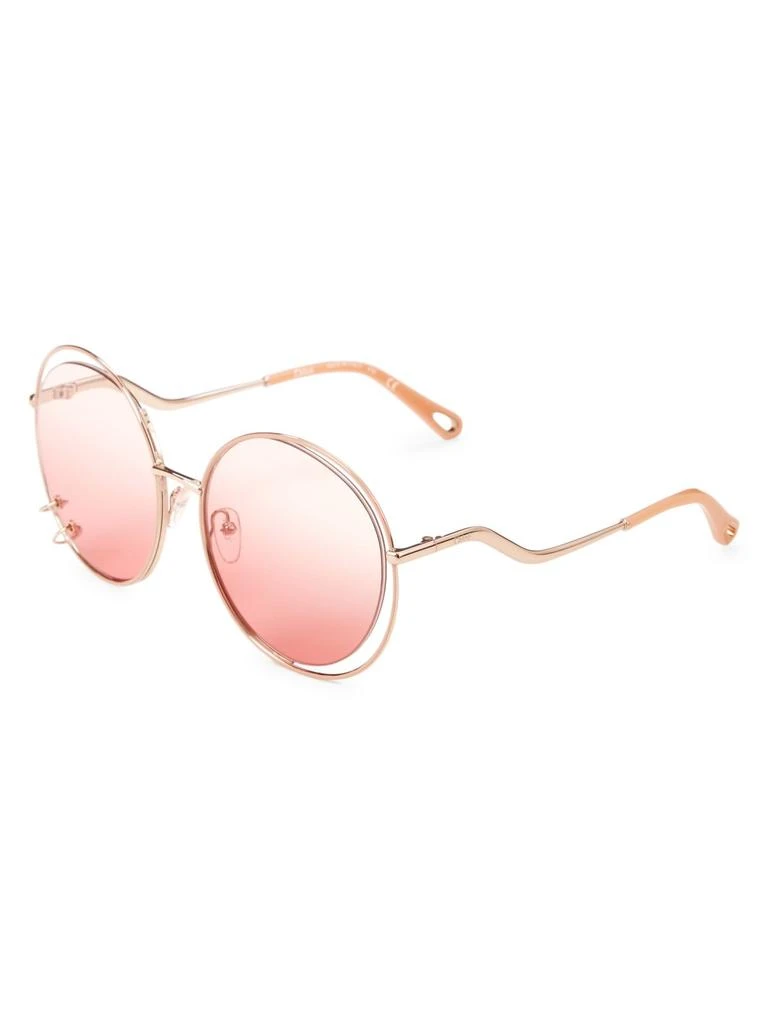 Chloé 59MM Round Sunglasses 2