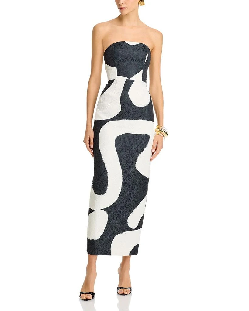 Milly Orion Ink Swirl Dress 1