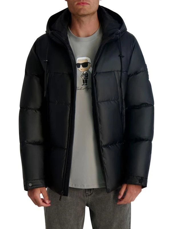 Karl Lagerfeld Paris Hooded Down Regular-Fit Jacket 4