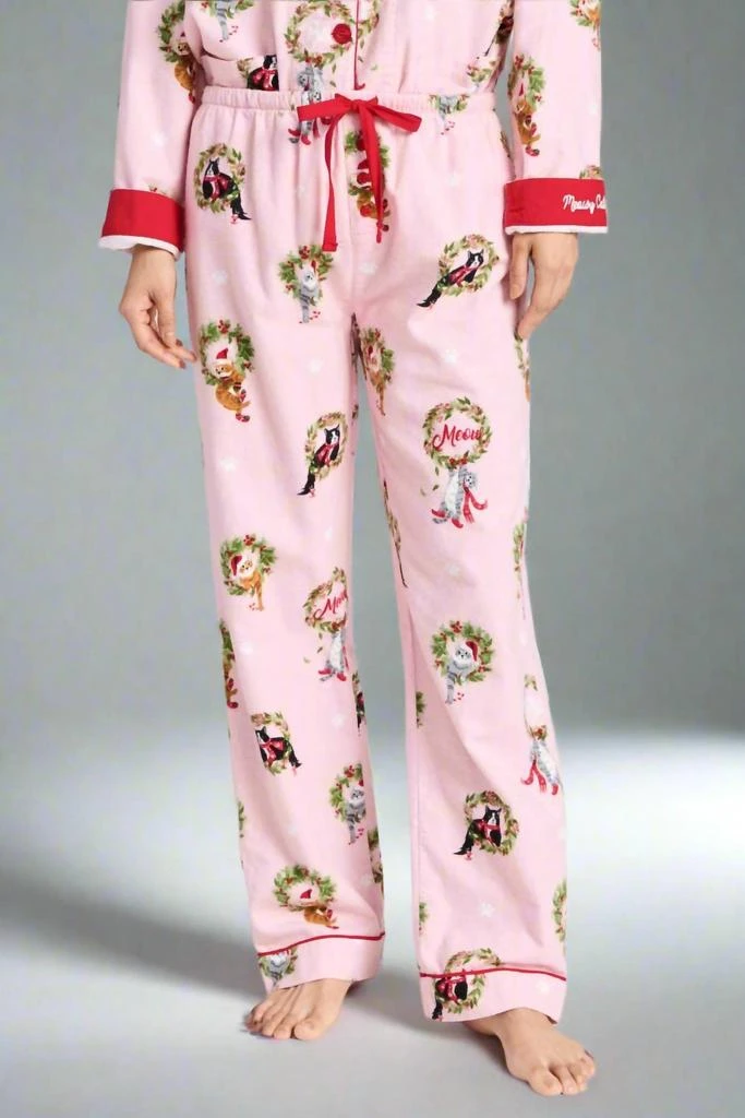 PJ Salvage Pj Salvage - Meowy Catmas Holiday Pajama Set 5
