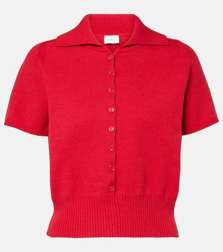 Magda Butrym Cropped cotton-blend sweater 1