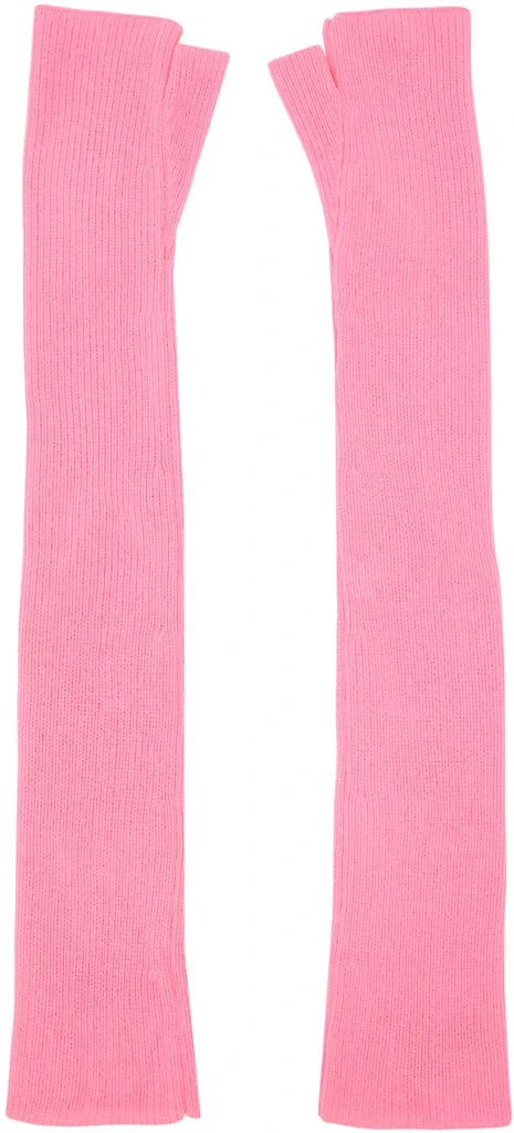 Sinéad O’Dwyer Pink Fingerless Opera Gloves 2