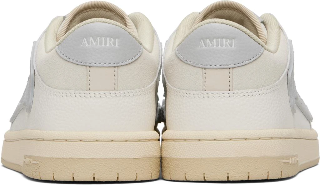 AMIRI White 
Gray Skel Top Low Sneakers 2