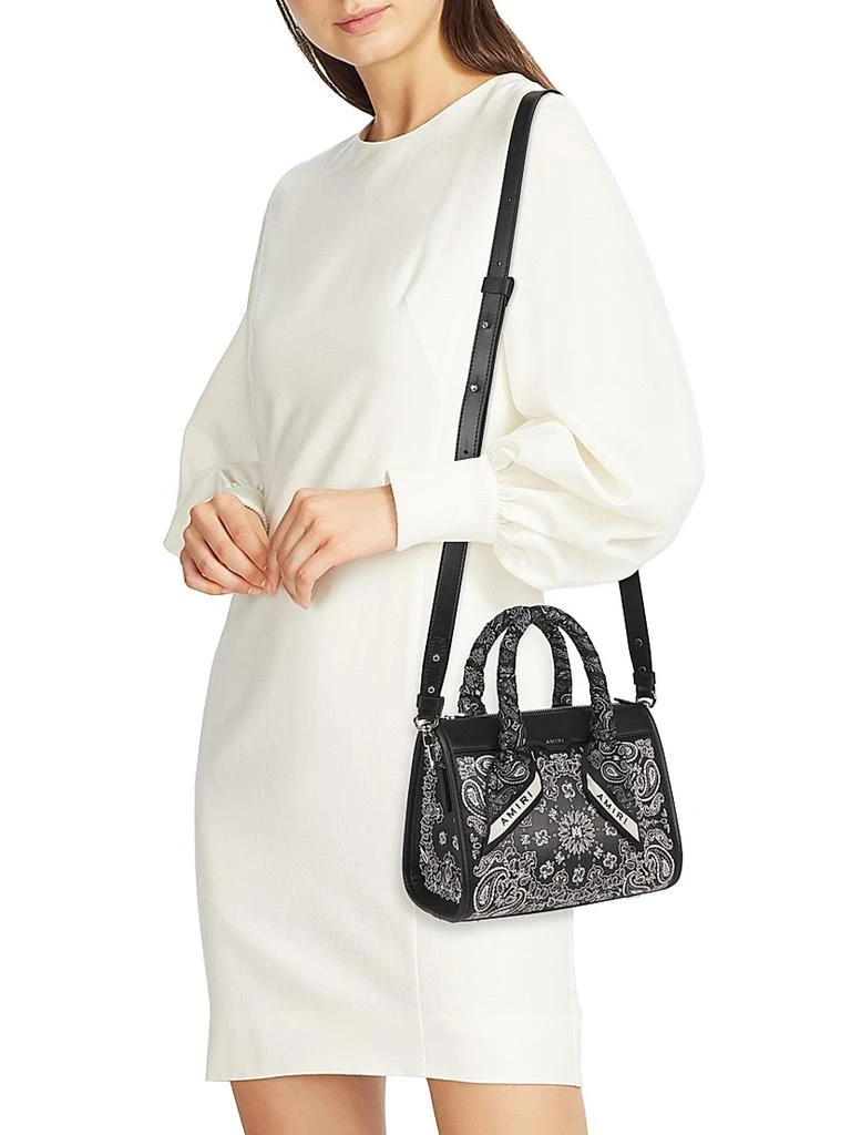 AMIRI Micro Bandana Triangle Leather Top Handle Bag 2