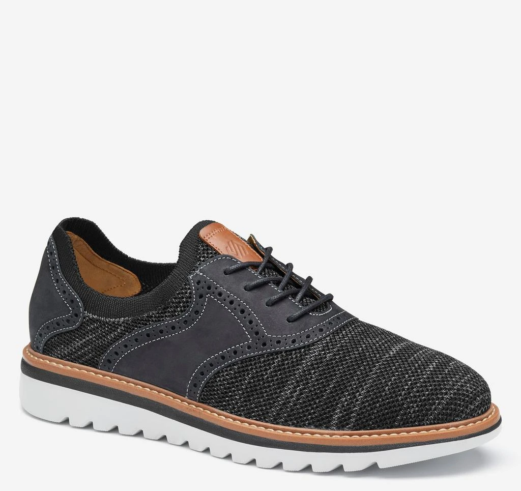 Johnston & Murphy Men\'s Gray & Black saddle Shoes Johnston & Murphy Men main image 4