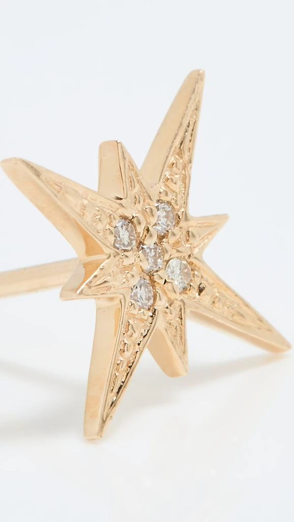 Sydney Evan 14k Small Starburst Stud 4