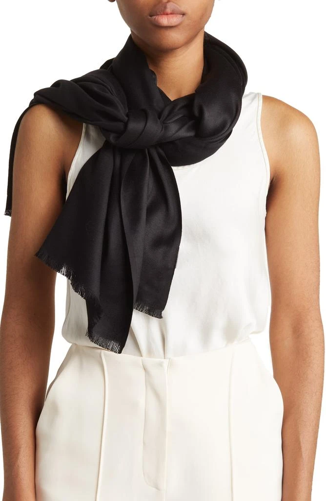 Vince Camuto Oversized Satin Pashmina Wrap 1