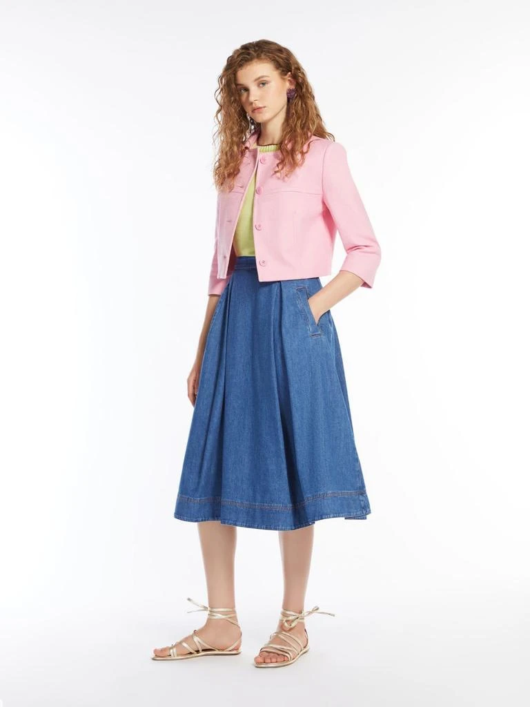 Weekend Max Mara Cotton denim skirt 5